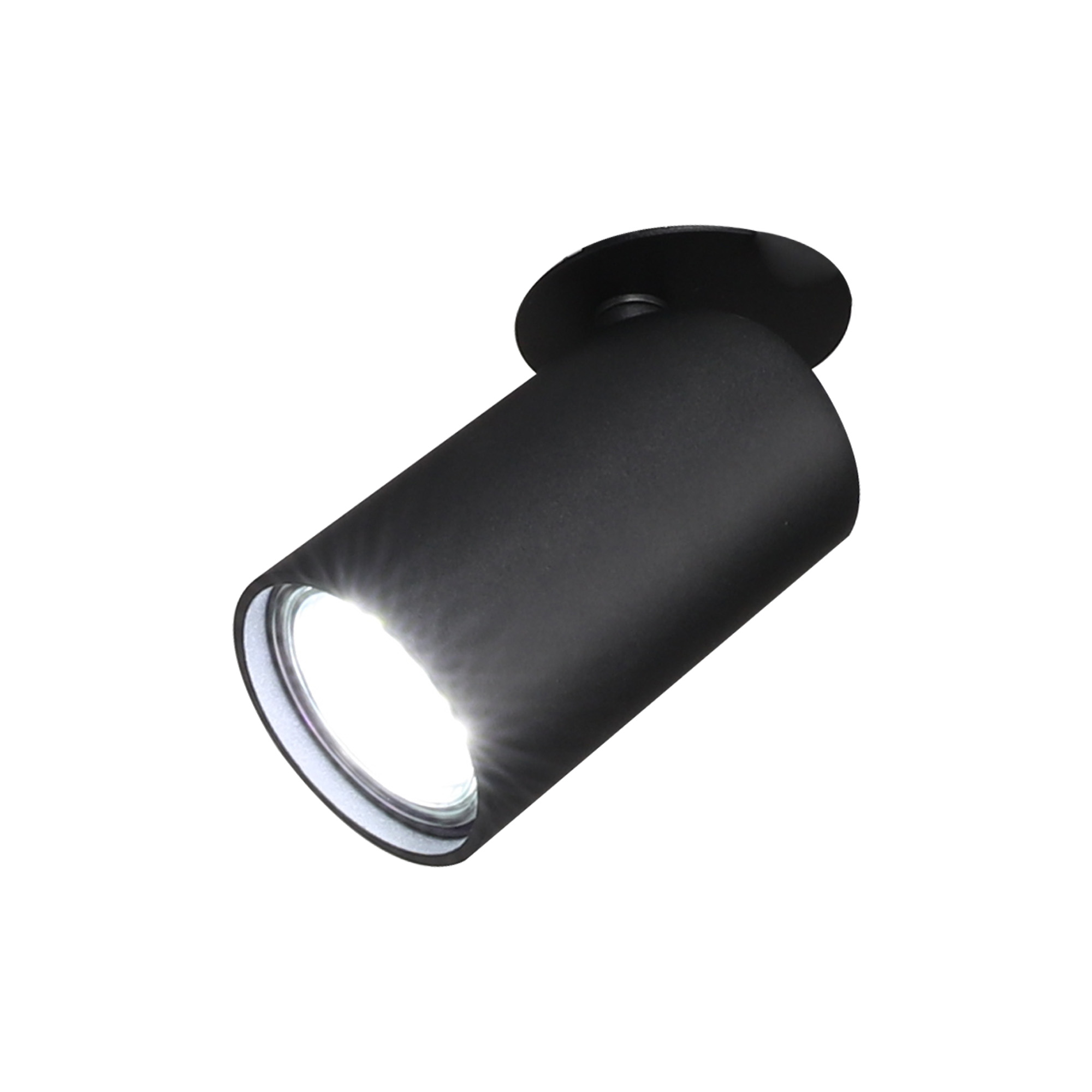 M8296  Sal 1 Light Recessed Spotlight Matt Black